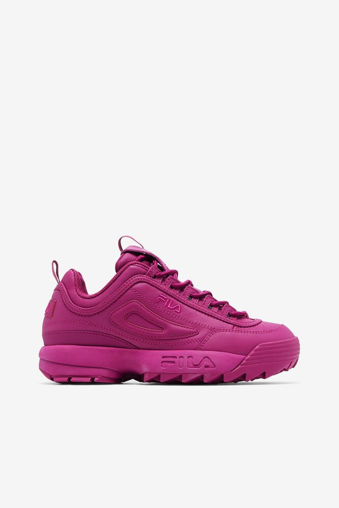 Fila Disruptor 2 Premium Pink Sneakers Womens - NZ 23781-PGYM